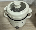 美的（Midea）电煮锅 泡面火锅宿舍小电锅 电蒸锅 多功能家用电热锅 2.6L蒸煮一体 小型2-3人用 配带蒸笼XZE2076 实拍图