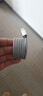 倍魔磁吸数据线USB-A转Type-C充电线65W快充线车载适用iPhone17/16ProMax平板iPad华为 银色 实拍图