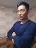 七匹狼秋衣秋裤套装男士保暖内衣男纯棉100%秋冬季打底圆领保暖内衣套装 100%纯棉全身抗菌- 藏青 M -165/90(80-110斤) 实拍图