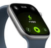 Apple/苹果 Watch S11 智能手表GPS款46毫米银色铝金属表壳雾紫色运动型表带S/M MEVW4CH/B 实拍图