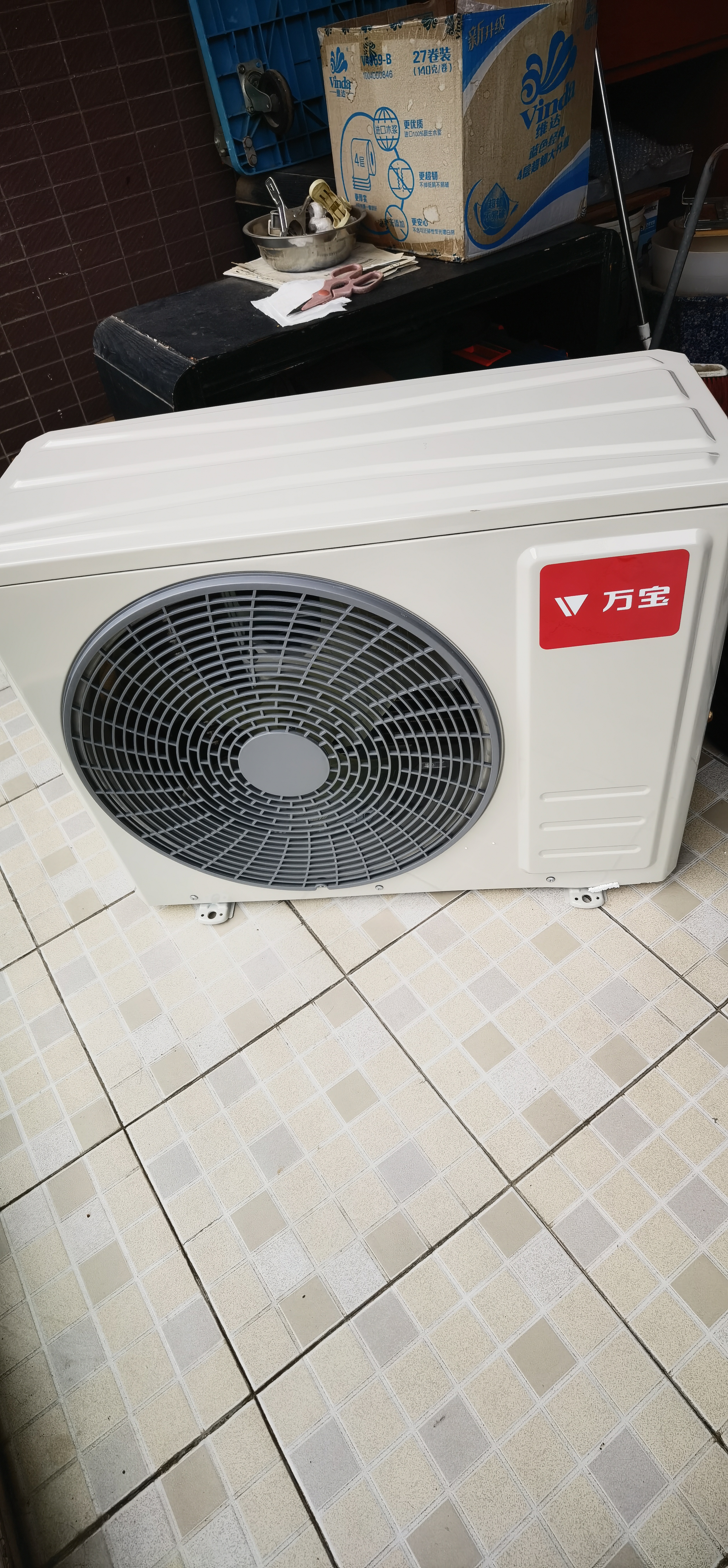 万宝空调京东联名大1.5匹冰速侠一级能效变频冷暖卧室壁式挂机外机单排铝管KFR-35G/BPWL7-W1(冰速侠) 实拍图