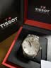 天梭（TISSOT） 手表 俊雅系列男表 瑞士石英男士皮带腕表商务表生日礼物 实拍图