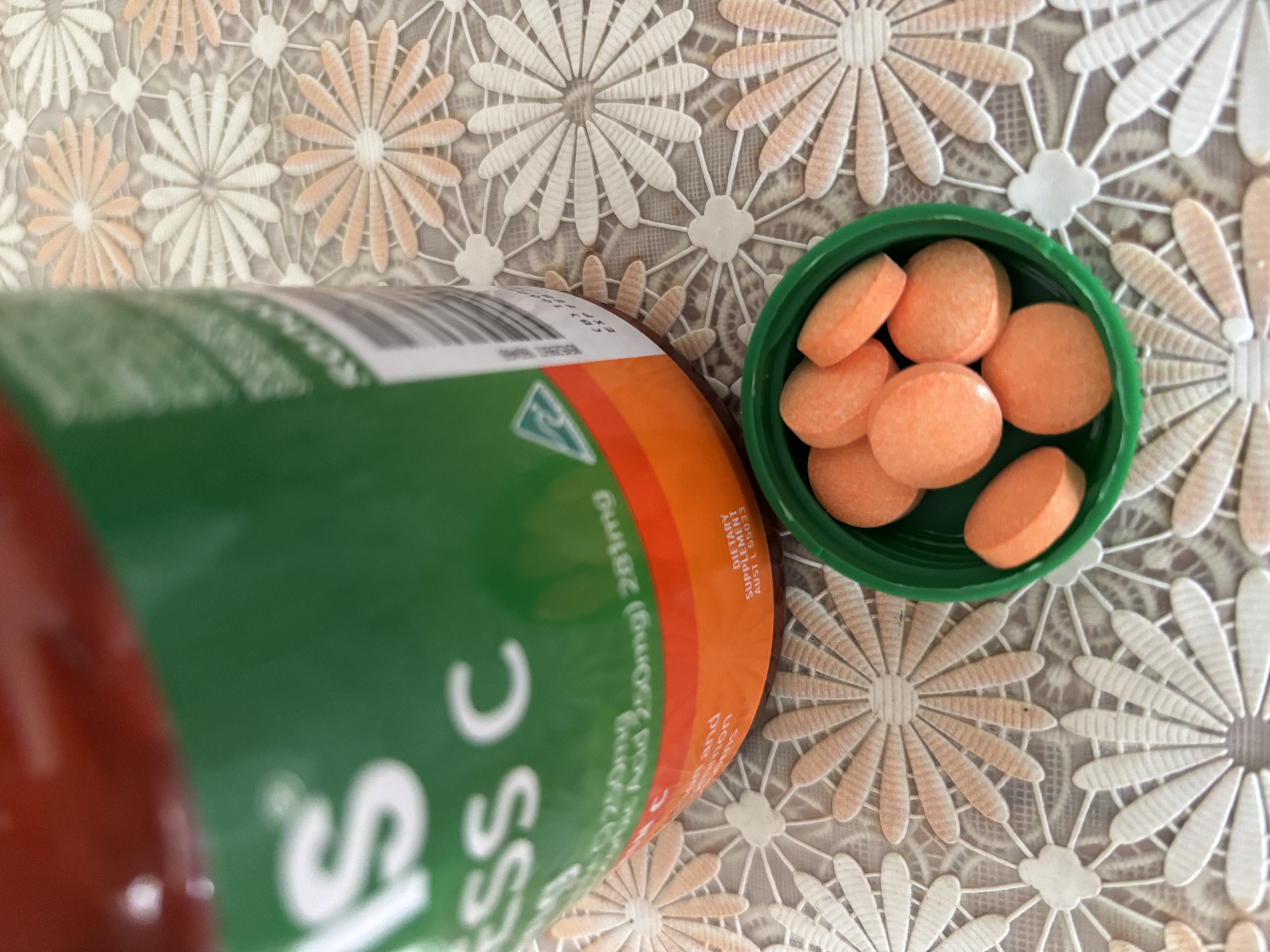 萃益维（CENOVIS）维生素C咀嚼片无糖高含量VC300片青少年成人天然橙子味澳洲进口 实拍图