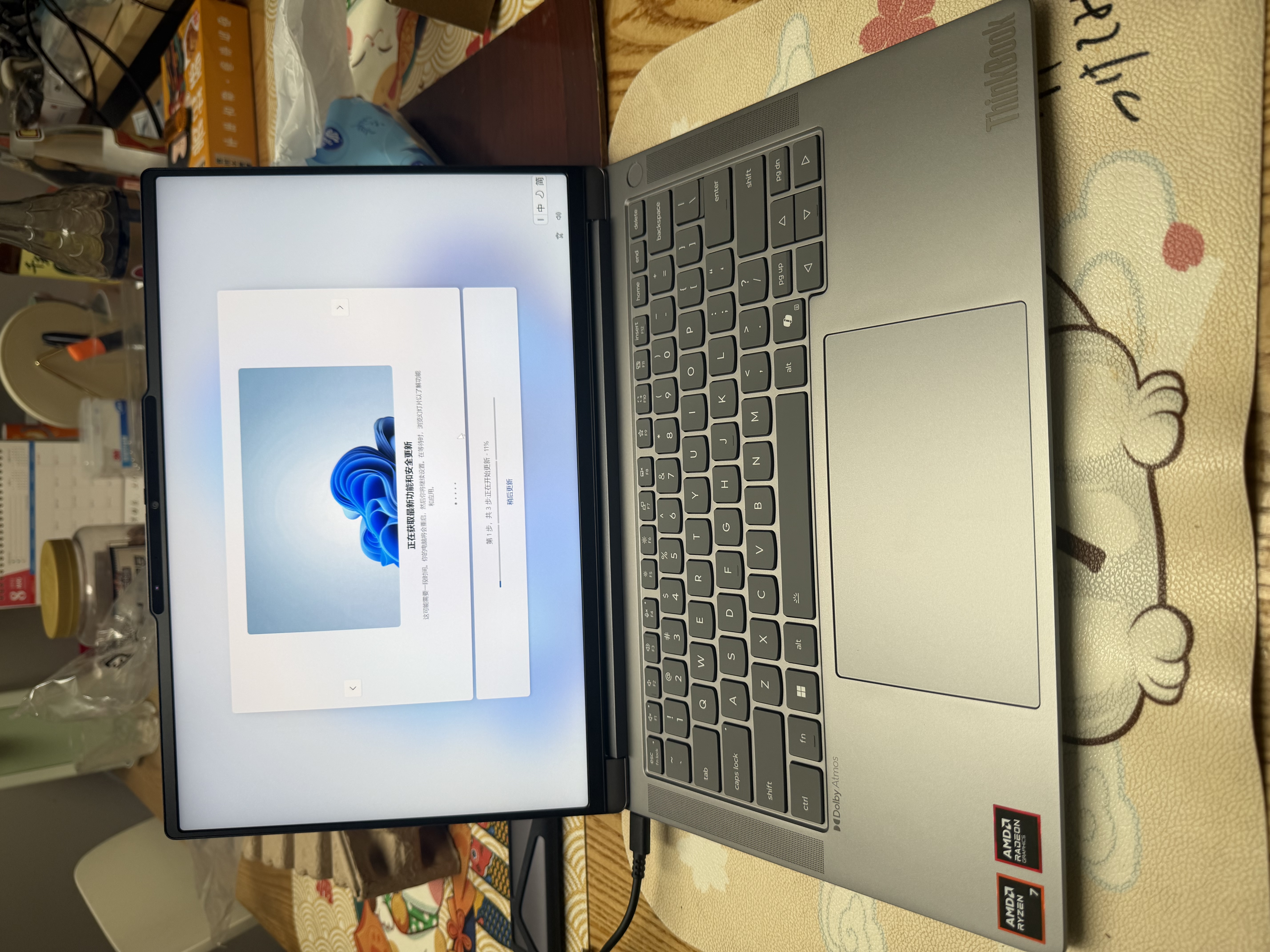 ThinkPad国家补贴15%联想笔记本电脑ThinkBook14+ 2026全能本 锐龙7 H 255 32G 1T 3K 14.5英寸高刷 月神灰 实拍图