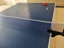 新鲸乒乓球网架套装室外加厚含网 便携式乒乓球台户外比赛网架6cm 蓝色 实拍图
