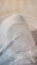 特美居（temeiju）一次性盘子塑料深盘装菜硬质加厚碟子菜盘透明大号圆盘22cm*50只 实拍图