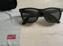 雷朋（RayBan）七夕情人节礼物太阳镜男女款全框偏光墨镜开车眼镜骑行镜0RB2140F 901/58黑色框绿色镜片 尺寸54 实拍图