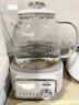 美的（Midea）花漾0胶水全玻璃养生壶多功能煮茶壶母婴烧水壶调奶器智能恒温电热水壶全自动一体1.2L YS12B302J 实拍图