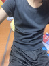 优衣库圆领短T恤/短袖女装26春夏新款483455 09 黑色 L 实拍图