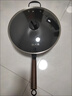 炊大皇铸铁炒锅铁锅平底炒菜锅32cm氮化防锈不挑灶典精DJ32ZT-S 实拍图