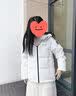 波司登（BOSIDENG）26早秋新款羽绒服90绒情侣短款连帽休闲百搭保暖外套B260245112XS 糙白8003 S 160/84A 体重约110-125斤 实拍图