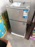 奥克斯小冰箱家用小型迷你冷藏冷冻两用出租房宿舍用节能省电寝室办公室电冰箱 【净化去味】156银色【高效保鲜 铜管速冷】42L 实拍图