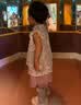 巴厘小猪女童夏装2026新款小女孩无袖两件套夏季儿童甜美分体衣服宝宝套装 绿野小花仙 90 实拍图