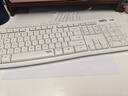 罗技（Logitech）MK295无线键鼠套装 静音办公无线键盘鼠标套装 静音鼠标键盘笔记本电脑键盘薄膜 全尺寸家用104键 【舒适手感 行业热销】轻音简约白 实拍图