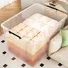 Cetomo 透明收纳箱特大号整理箱带轮外体积60L 53*38.5*31cm 1个装 实拍图