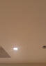雷士（NVC）LED射灯客厅卧室背景墙嵌入式天花灯漆白铝材5瓦三色开孔75-80mm 实拍图