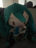 绿音fufu玩偶MIKU周边抱枕雪深海樱粉未来毛绒公仔女友生日礼物女 32cm 绿色初音【无蝴蝶结】 现货 实拍图