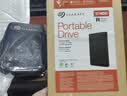 希捷（SEAGATE） 移动硬盘 简系列套装版 USB3.0 2.5英寸 高速便携机械硬盘 兼容WIN MAC PS4 【简】暗夜黑色 TYPEC线+硬盘包 套装版 1TB 实拍图