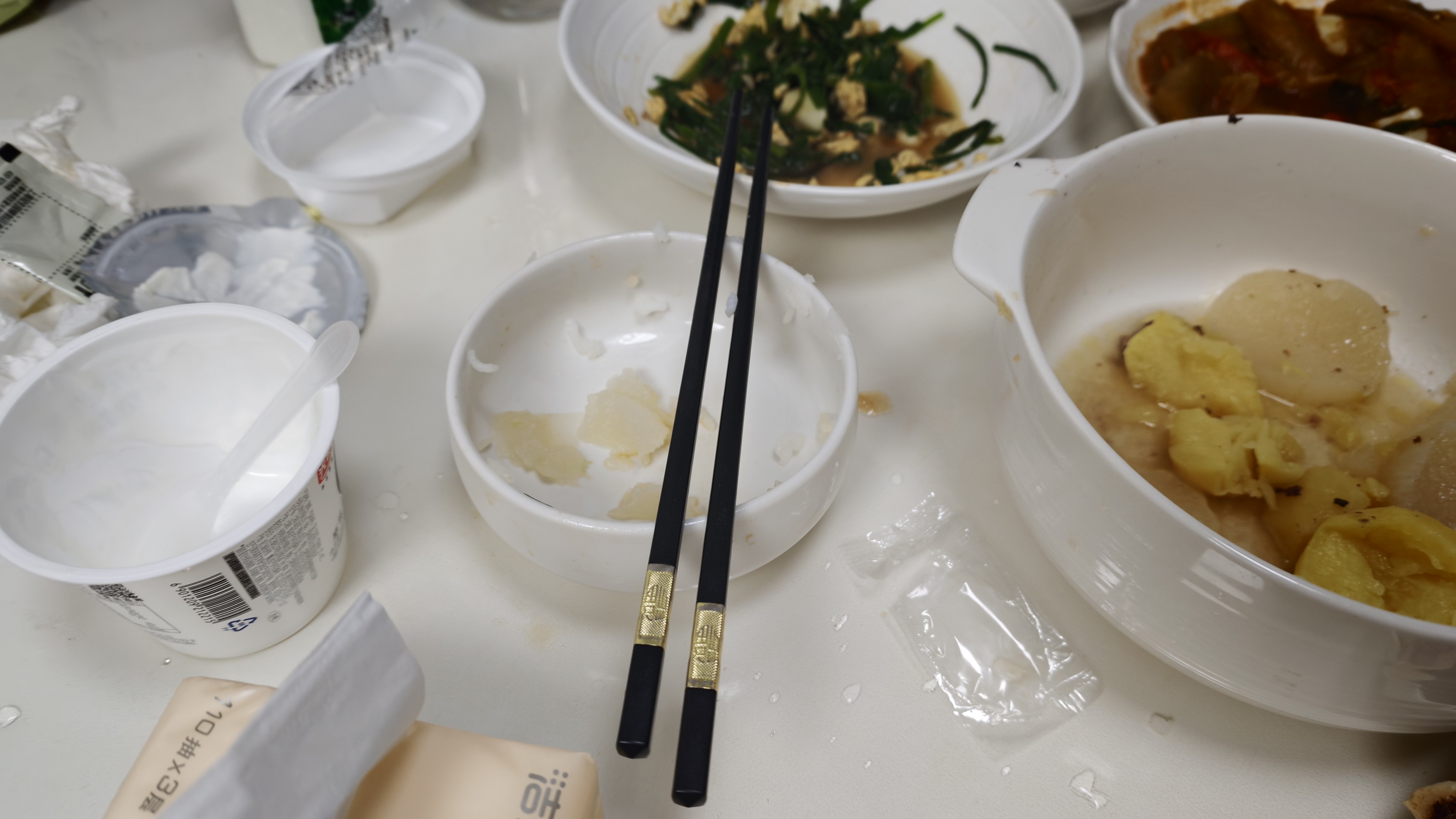 陶相惠骨瓷米饭碗10只套装家用4.5英寸吃饭碗餐具汤碗可微波炉陶瓷饭碗 实拍图