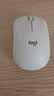 罗技（Logitech）M221 轻音鼠标 无线鼠标 办公鼠标 对称鼠标 带无线微型接收器 米白色 实拍图