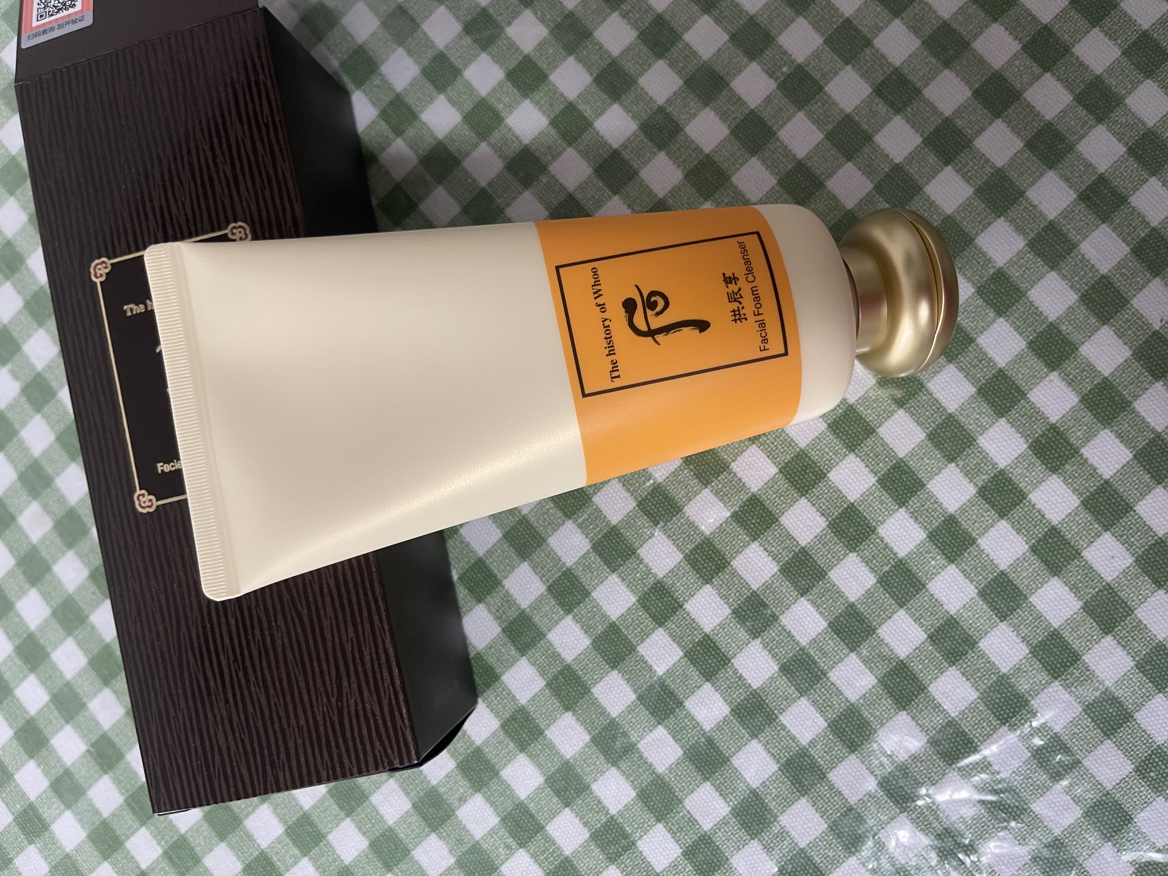 后（The history of Whoo）拱辰享净澈洁面膏 40ml小样新版本清洁保湿温和洗面奶护肤 实拍图