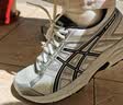 亚瑟士ASICS网面跑鞋百搭男鞋缓震运动鞋透气跑步鞋 GEL-CONTEND 4 白色/银色 40 实拍图