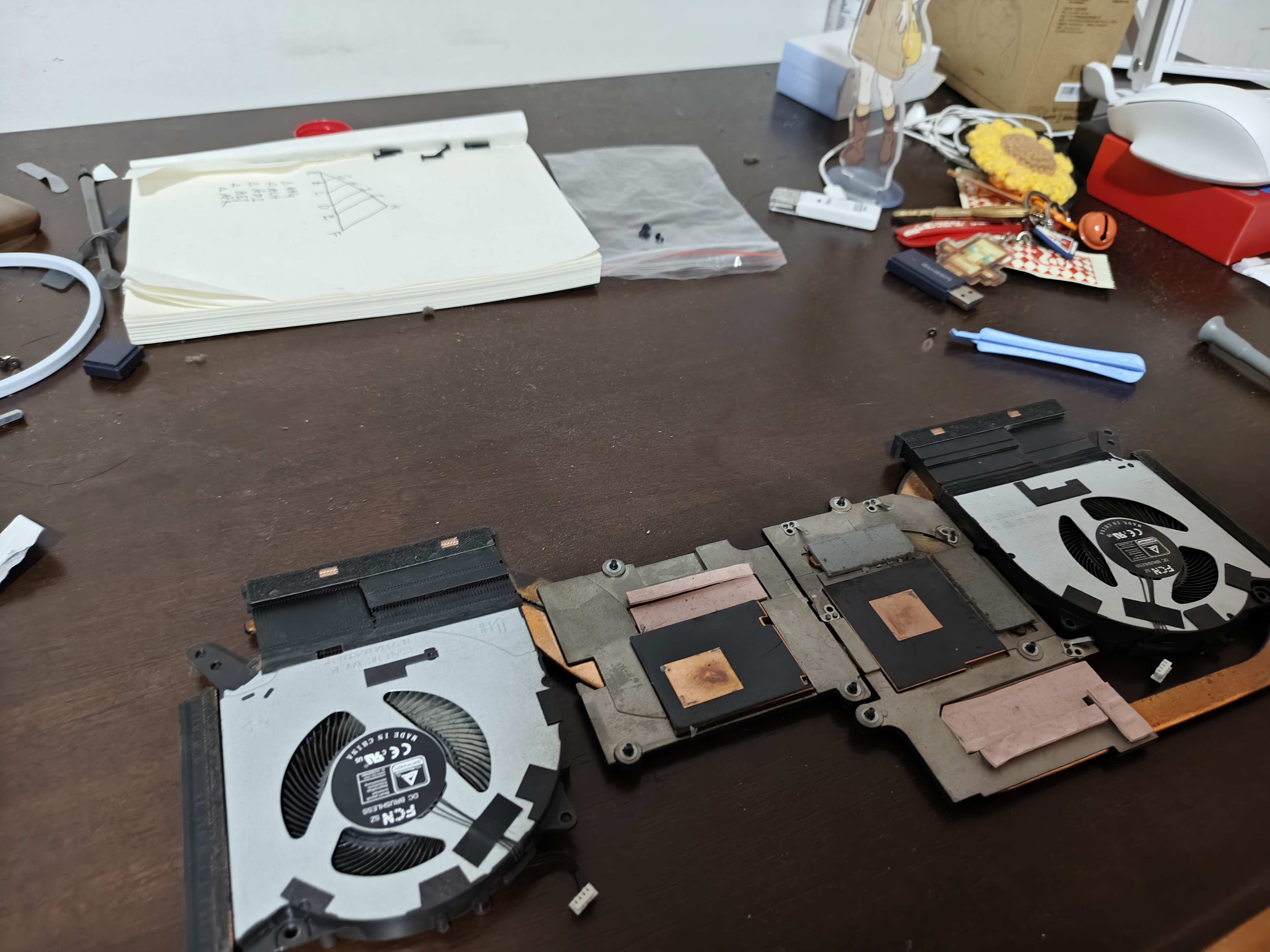 FACE MINI笔记本清灰套装换硅脂电脑防静电拆机清灰工具套装风扇清洁螺丝刀 实拍图