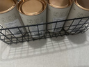 百草园床头置物架床边挂篮免打孔大学生上铺零食架子寝室收纳篮方格黑 实拍图