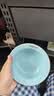 BD飞碟猫碗陶瓷釉下彩宠物饭碗吃粮喝水 蓝色飞碟猫碗 实拍图