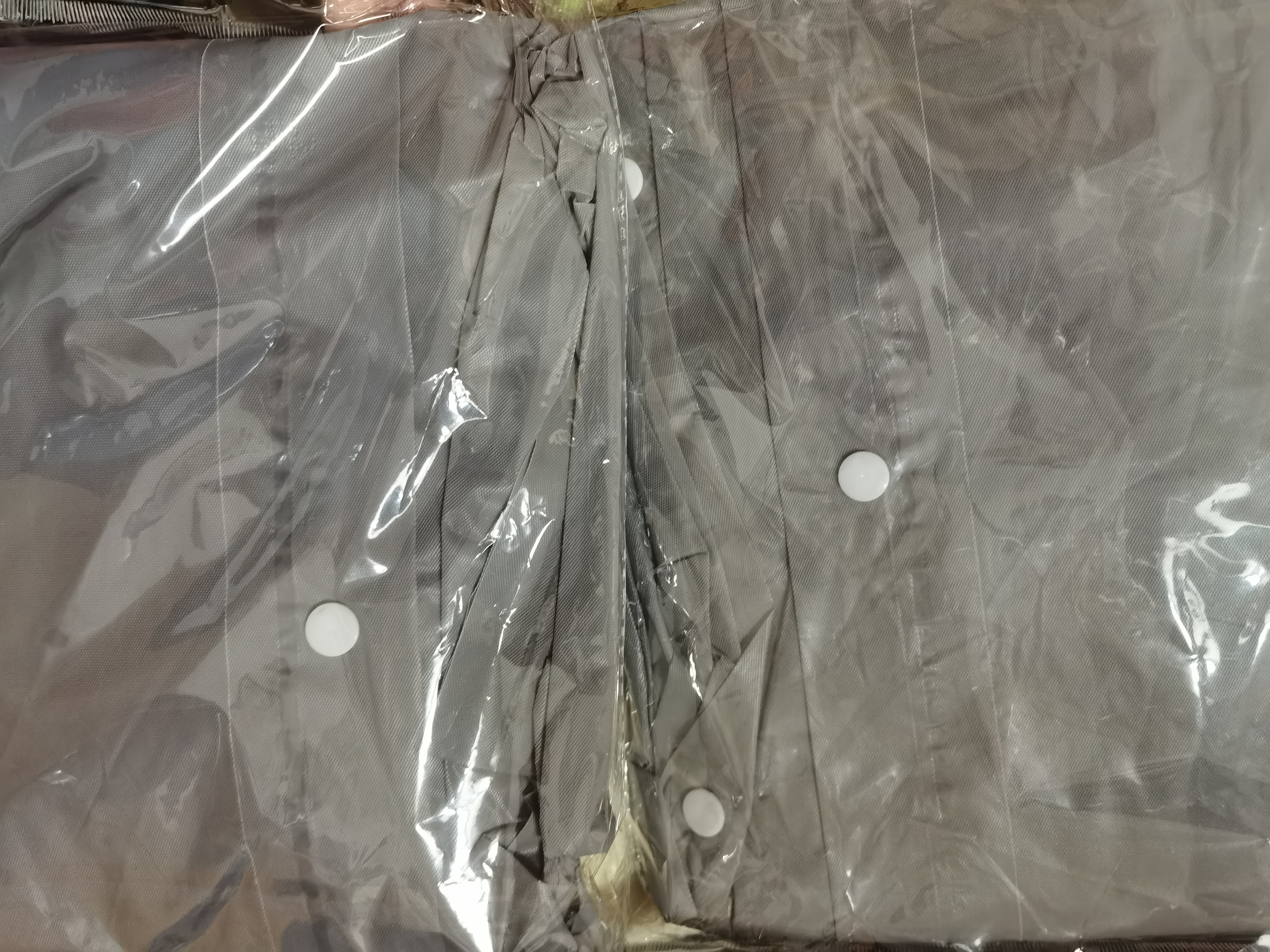 ToMill雨衣长款全身暴雨非一次性加厚户外便携成人雨披 【2个装灰色】 实拍图