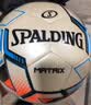 斯伯丁（SPALDING）足球机缝5号耐磨柔软成人儿童训练比赛64-968Y蓝/橘 实拍图