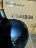 荣事达（Royalstar）章丘手工锻打铁锅圆底无涂层不粘炒菜锅老式炒锅燃气灶无盖40cm 实拍图