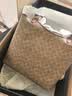 蔻驰（COACH）经典标志DAY 老花暗扣托特包单肩包大容量斜挎包夏季手提女包 B4/棕黄色 焦糖色（新版） 实拍图
