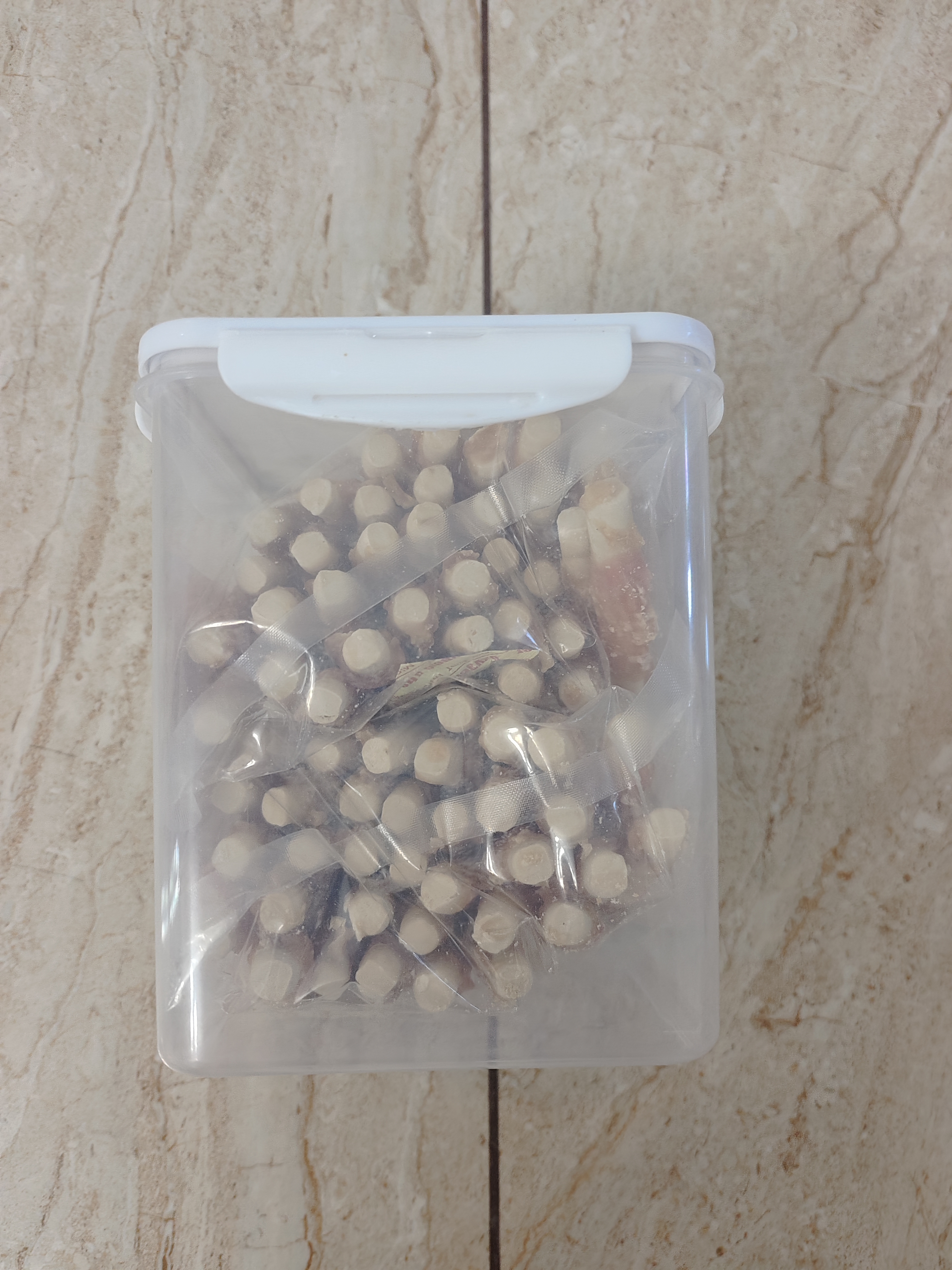 HELLOJOY狗狗零食宠物泰迪金毛幼犬成犬训练奖励 鸡肉绕奶棒1000g 实拍图