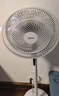 美的（Midea）【飓风节能】七叶柔风立式电风扇/家用轻音落地扇/台式小型风扇/大风力遥控定时摇头风扇 SAH35BSJ 实拍图