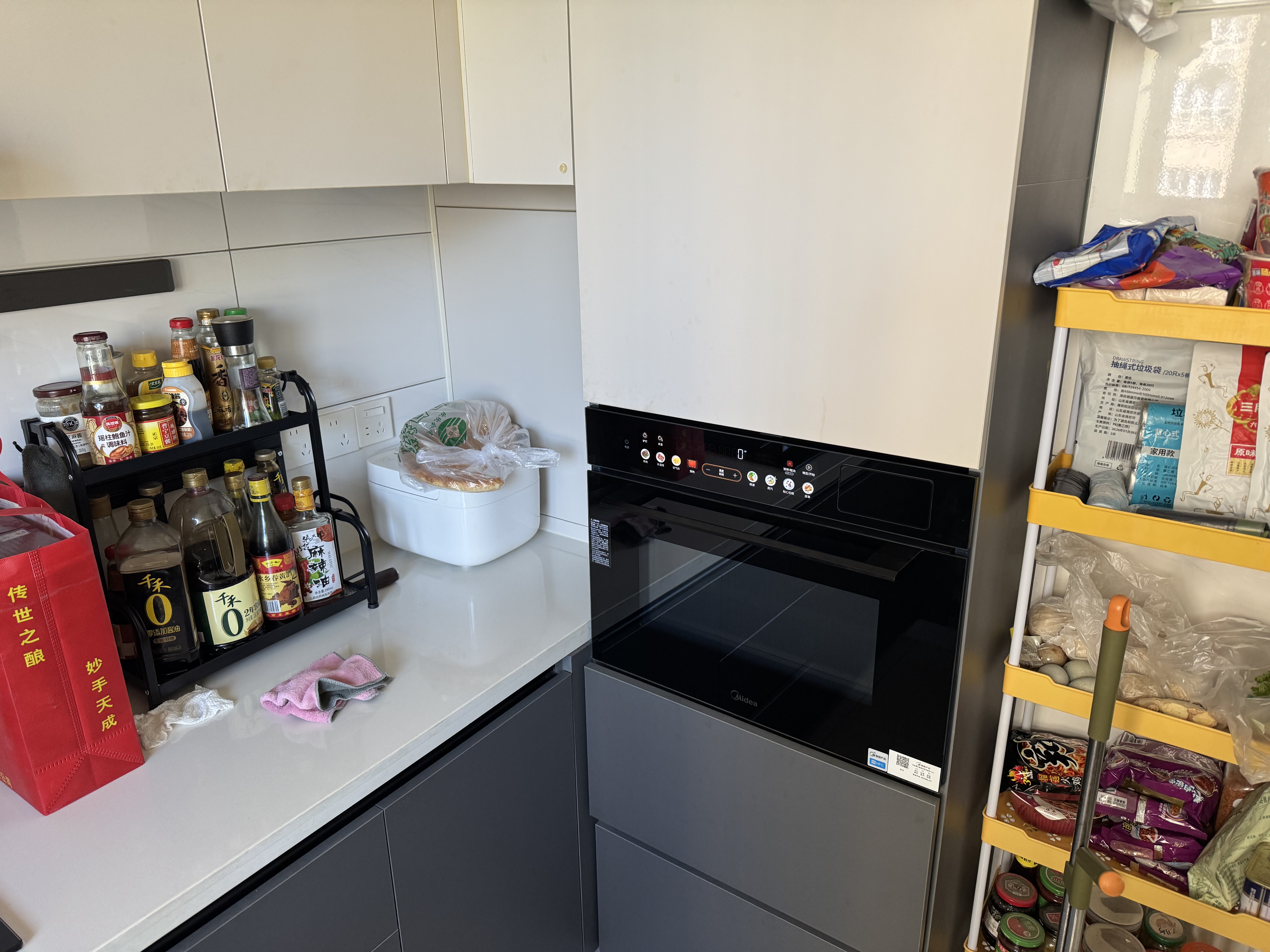 美的（Midea）【性价比标杆】55L嵌入式微蒸烤炸一体机10英寸大彩屏 蒸烤一体 空气炸GC5支持鸿蒙智联 实拍图