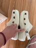 卡骆驰（CROCS）Classic Platform Clog 云朵沙滩时尚休闲洞洞鞋4cm女款骨白色 实拍图