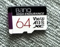 banq 64GB TF（MicroSD）存储卡 A1 U3 V30 4K 行车记录仪&安防监控专用内存卡 高度耐用 读速100MB/s 实拍图