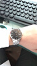 依波（EBOHR）手表男士腕表全自动机械女士时尚镂空24小时日历情侣情人节礼物 【精艺系列】黑盘钢带 男款 实拍图