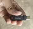 闪迪（SanDisk）128GB Type-C USB3.2 手机U盘DDC3黑色 读速高达400MB/s 自动备份 手机电脑两用  实拍图