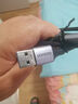 绿联USB3.0数据线Type-C充电线USB-C适用移动硬盘传输U盘苹果17/16/15华为手机平板笔记本电脑车载1米 实拍图