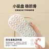 婧麒（JOYNCLEON）【咩咩系列】婴儿学步鞋0-3岁防滑机能鞋婴儿鞋男女宝宝儿童鞋 奶白色 【四季款】 15 码(内长11.5cm 脚长11cm) 实拍图