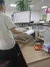 Brateck北弧升降桌电脑桌 站立办公工作升降台子 站立式电脑升降支架D250 实拍图