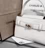 CHARLES&KEITH鳄鱼纹凯莉包手提斜挎婚包包女包生日礼物送女友CK2-50270880-1 Ivory象牙色 S 实拍图