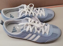 adidas「冰淇淋T头鞋」VS JOG 2.0薄底运动鞋男女阿迪达斯轻运动 浅天蓝/金属银/亮白 (推荐女生选小半码)   36.5 实拍图