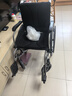 鱼跃（yuwell）手动轮椅车大轮轻便可折叠老人专用出行代步加大承重座宽H065C 实拍图