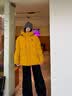 鸭鸭（YAYA）冰壳羽绒服女2026秋冬新款外套保暖男女短款三防加厚抗静电面包服 米白色 M 【建议110-130斤】 实拍图