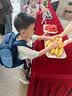 TigerFamily虎米小学生书包1-3年级减负护脊大容量双肩背包 小童【环保配灯】方块城市 #小贵族 实拍图
