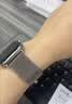Apple/苹果 Watch S11 智能手表GPS款42毫米玫瑰金色铝金属表壳淡桃粉色运动型表带S/M MEUN4CH/B 实拍图