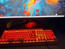 雷蛇（Razer）黑寡妇V3 机械键盘 游戏键盘 104键 RGB背光 游戏电竞 粉晶 绿轴 带腕托 实拍图